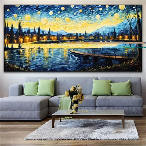 The Background Wall of the Restaurant Art Home Decoration Paintings High-definition Printing Wall Murals
