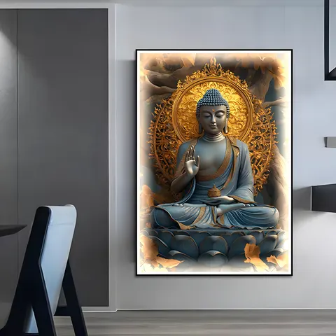 人物 单幅 装饰画 轻奢风 客厅背景墙挂画 LED带灯画