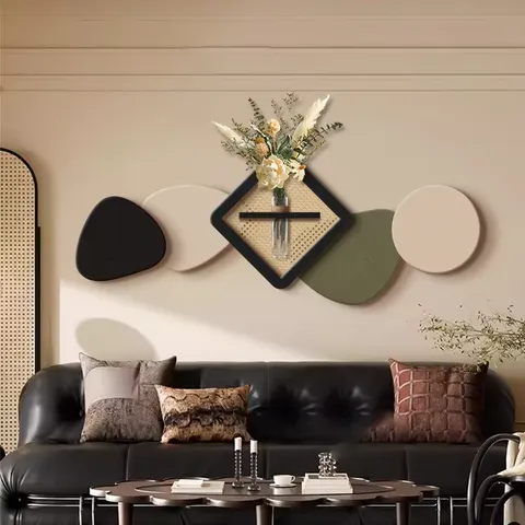 Three-dimensional Sandstone Art Home Furnishings Decorative Painting Living Room Background Wall Wall Mural