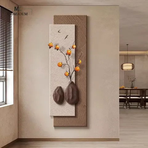 Three-dimensional Sandstone Fabric Art Home Furnishings Decorative Painting the Background Wall of the Living Room Wall Painting