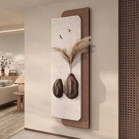 Three-dimensional Sandstone Fabric Art Home Furnishings Decorative Painting the Background Wall of the Living Room Wall Painting