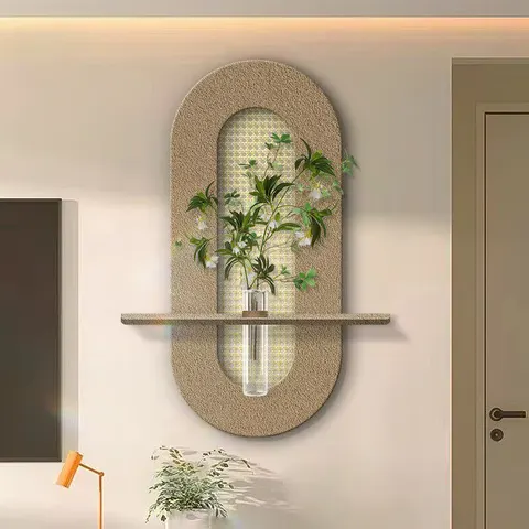 植物 单幅 装饰画 现代简约 客厅背景墙挂画 砂岩浮雕