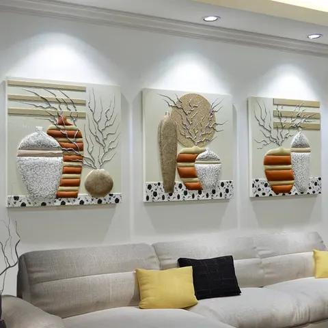 抽象 单幅 装饰画 现代简约 书房背景墙挂画 手工皮雕