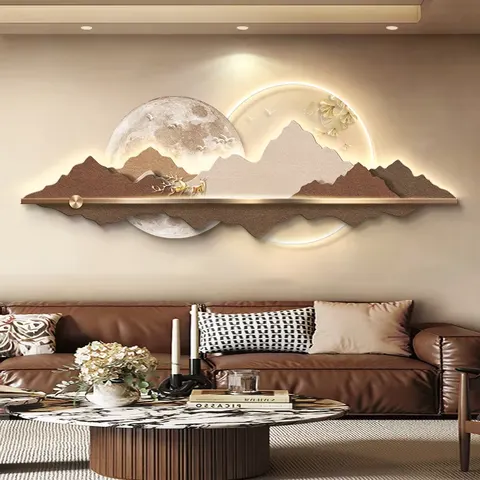 UV Engraving Three-dimensional Effect Acrylic LED Painting Sofa Backdrop Wall Art Home Decor Paintings