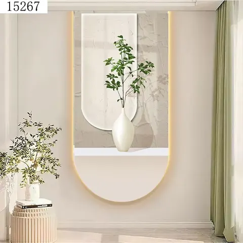 抽象 单幅 装饰画 现代简约 客厅背景墙挂画 LED带灯画