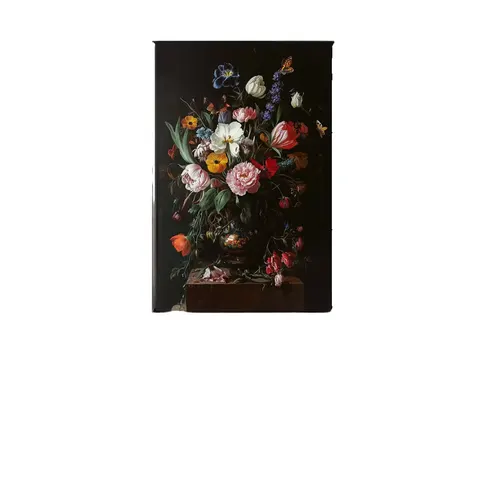 Victorian Era Classic Flower Vase Still Life Hand-Painted Old Oil Paintings Canvas Digital Printing 6-Color 40x60cm Framed Art