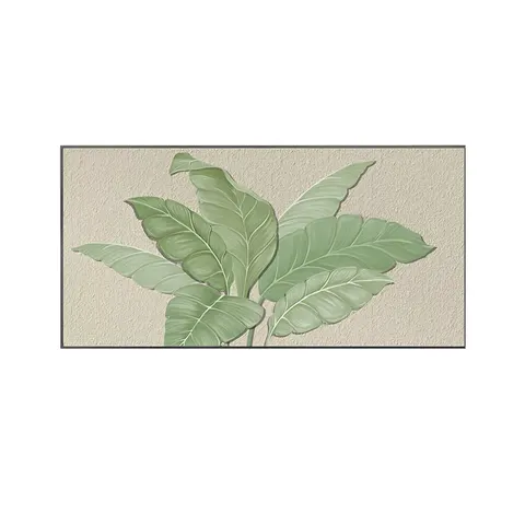 植物 单幅 装饰画 现代简约 客厅背景墙挂画 晶瓷画