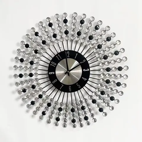 Water Droplet Art Ironwork Creativity Simplicity Clocks and Watches Decoration Living Room Background Wall Wall Clock