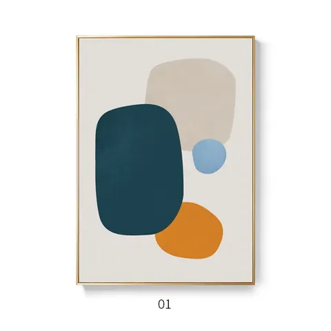 Wholesale Custom New Abstract Canvas Wall Art Oil Printed Picture Poster Decor for Home Office Bar Porch Hotel Room