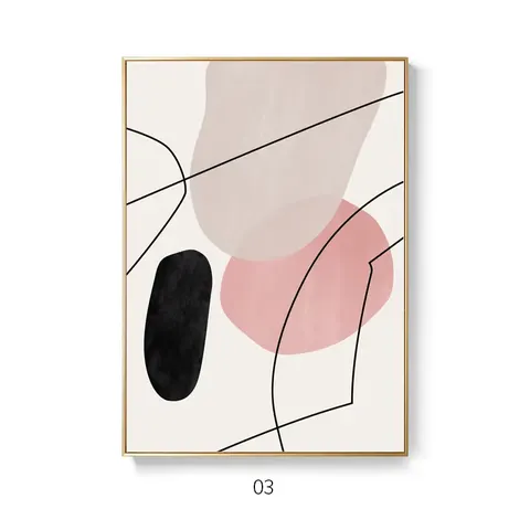Wholesale Custom New Abstract Canvas Wall Art Oil Printed Picture Poster Decor for Home Office Bar Porch Hotel Room