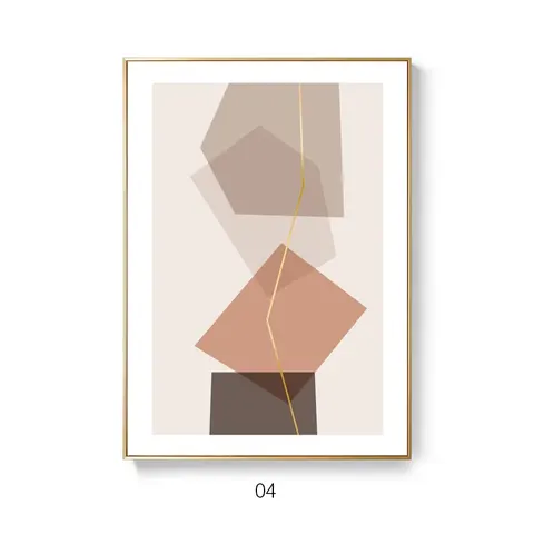 Wholesale Custom New Abstract Canvas Wall Art Oil Printed Picture Poster Decor for Home Office Bar Porch Hotel Room
