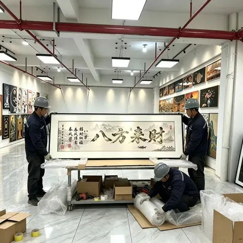 Wholesale LED Decorative Painting, Chinese Traditional Calligraphy Wall Decor, Backlight Canvas Art Painting for Hotel